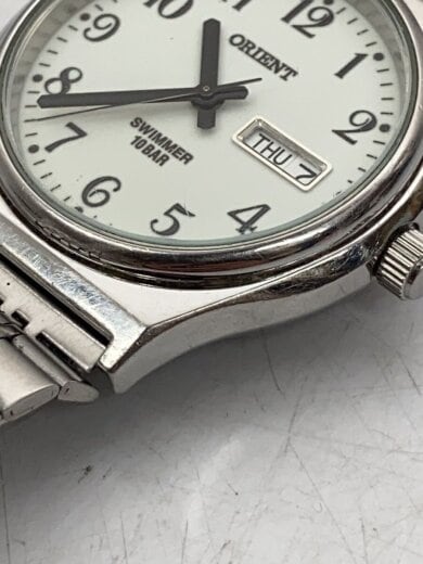 商品画像：クォーツ腕時計/アナログ/ステンレス/WHT/SLV/WR10BAR 6