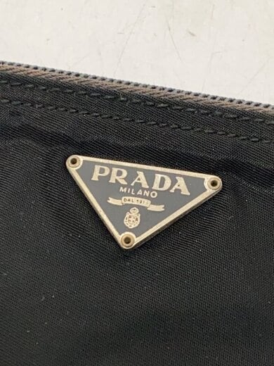 画像：PRADAポーチ/ナイロン/BLK/無地5