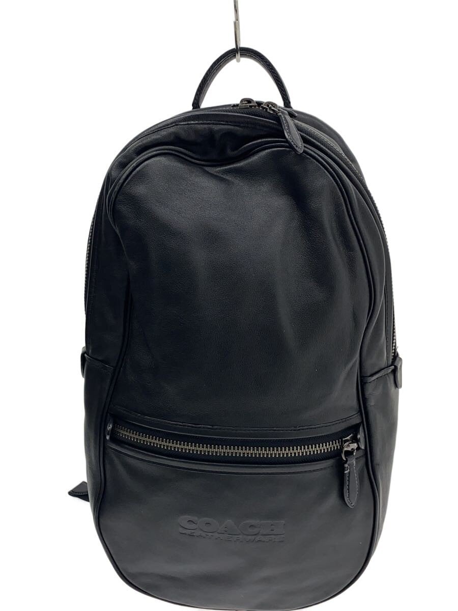 COACH / リュック/レザー/BLK/C3792