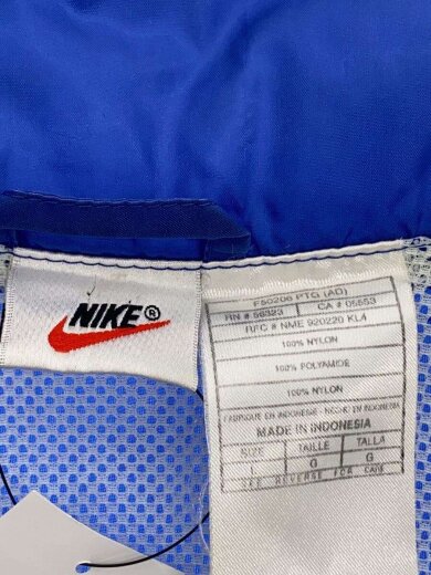 商品画像：ナイロンジャケット/L/ナイロン/BLU/無地/F50206 3