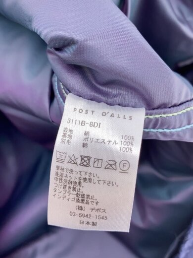 画像：POST OVERALLSジャケット/M/コットン/NVY/3111b-8di4