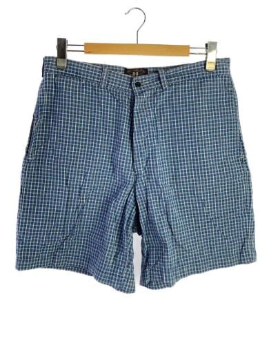 商品画像：ショートパンツ/34/コットン/BLU/チェック 1