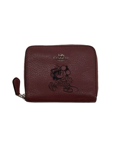 商品画像：2つ折り財布/レザー/PNK/レディース 1