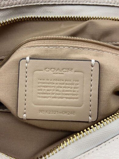 商品画像：ショルダーバッグ/レザー/CRM/無地/CH248 5