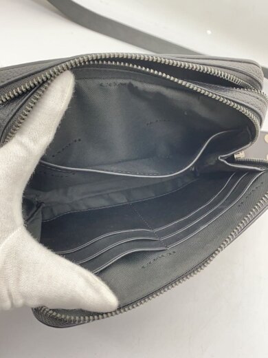 商品画像：ショルダーバッグ/レザー/BLK/無地/CR782 7