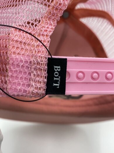 商品画像：内側黄ばみ/メッシュキャップ/--/コットン/PNK/無地/メンズ 5