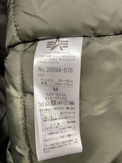 商品画像：フライトジャケット/M/ナイロン/KHK/20094-576// 4
