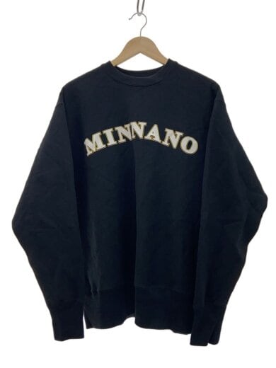 商品画像：MINNANO/スウェット/M/コットン/BLK/C8-WO28// 1