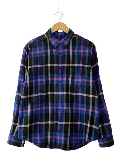 商品画像：23AW/Plaid Flannel Shirt/長袖シャツ/S/コットン/BLU// 1