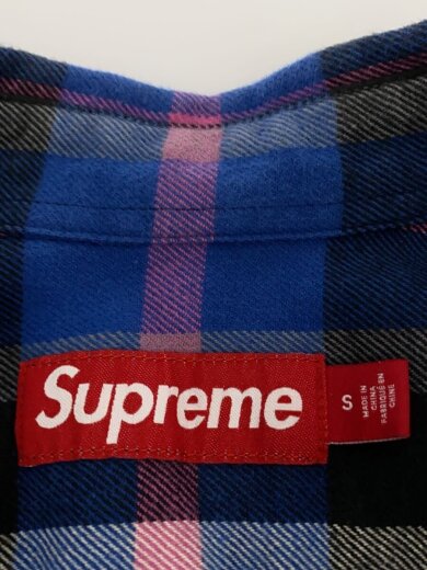 商品画像：23AW/Plaid Flannel Shirt/長袖シャツ/S/コットン/BLU// 3