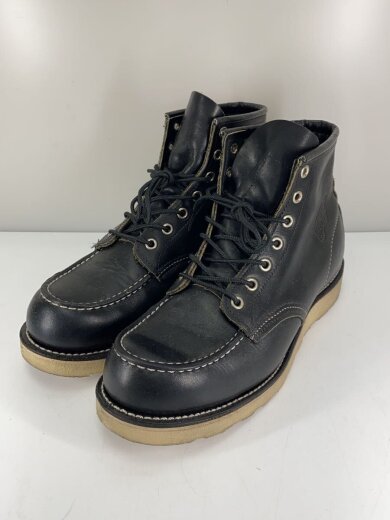 画像：RED WINGレースアップブーツ/27.5cm/BLK/レザー/9075/セッター/モックトゥ2
