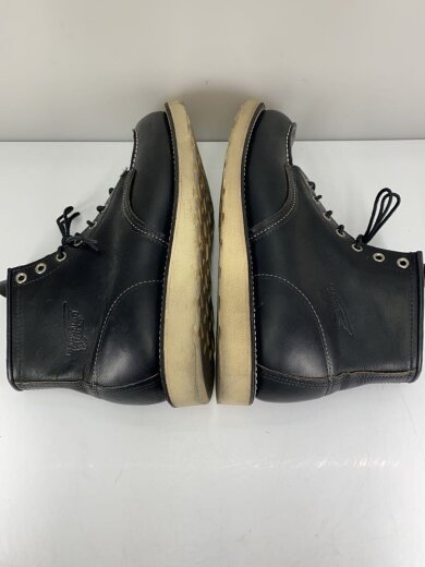 画像：RED WINGレースアップブーツ/27.5cm/BLK/レザー/9075/セッター/モックトゥ7