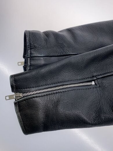 画像：その他ブランドレザージャケット・ブルゾン/L/レザー/BLK4