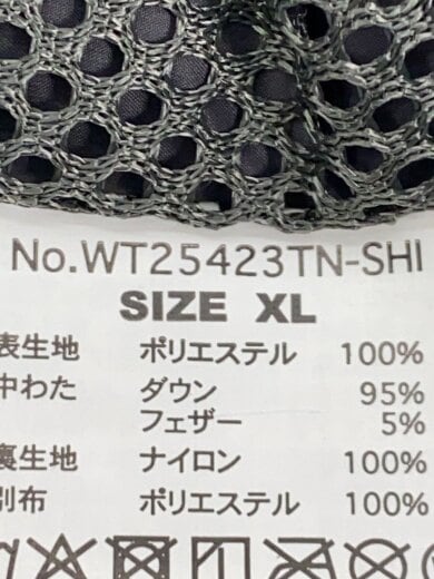 商品画像：ダウンジャケット/XL/ポリエステル/KHK/WT25423N-SHI 4