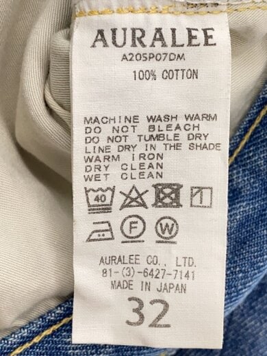 商品画像：ボトム/32/デニム/IDG/A20SP07DM/WASHED HARD TWIST DENIM 5P PANTS 4