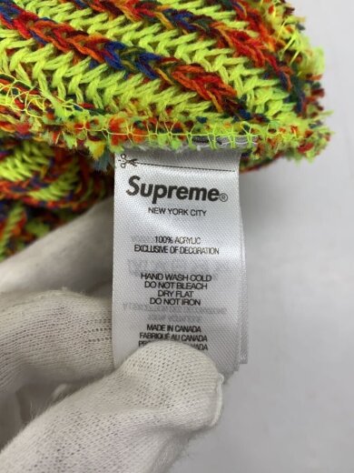 商品画像：ニットキャップ/FREE/アクリル/マルチカラー/メンズ/Rainbow Loose Gauge Beanie// 4