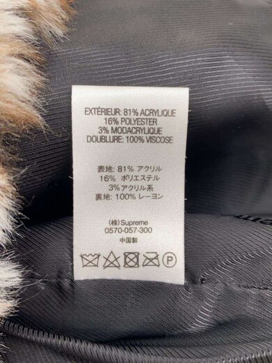 商品画像：ジャケット/L/アクリル/BRW/総柄/Bandana Faux Fur Bomber Jacket 5