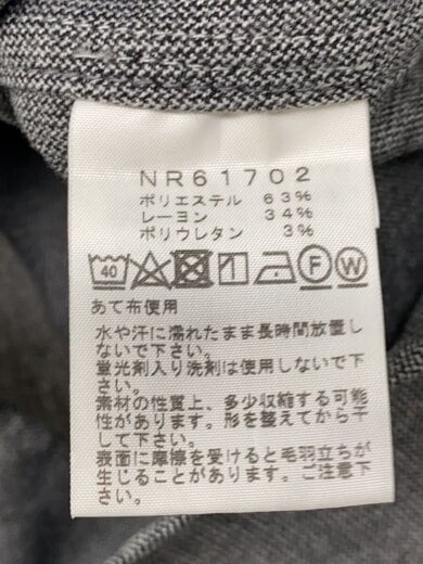 商品画像：長袖シャツ/S/ポリエステル/GRY/NR61702// 4