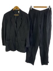 セットアップ/--/リネン/BLK/無地/D0491FJ/D0491FP