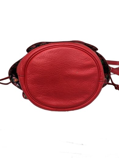 商品画像：ショルダーバッグ/レザー/RED/無地/F57543 4