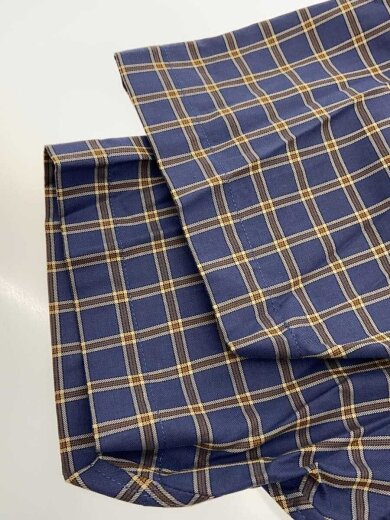 商品画像：半袖シャツ/2/コットン/NVY/チェック/MGMFB251201 5