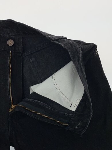 商品画像：オレンジタブ/後染め/ショートパンツ/36/デニム/BLK/無地/560 3