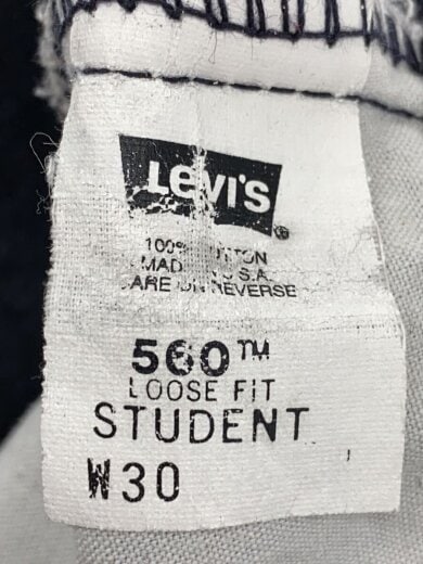 商品画像：オレンジタブ/後染め/ショートパンツ/36/デニム/BLK/無地/560 4