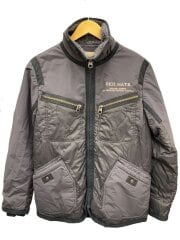 ジャケット/M/ナイロン/GRY/6192155/キルトアーミージャケット