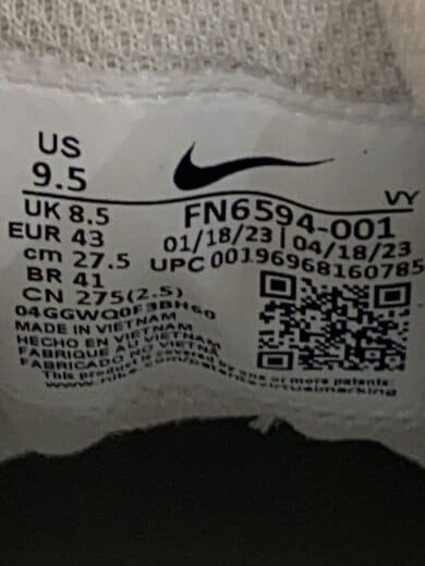 商品画像：ローカットスニーカー/27.5cm/GRY/スウェード/FN6594-001 5