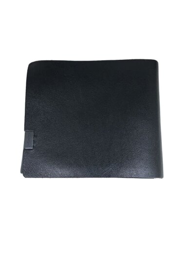 商品画像：3つ折り財布/レザー/BLK/メンズ// 1