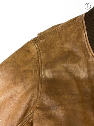 商品画像：レザージャケット・ブルゾン/M/牛革/BRW/15PJ-1 6