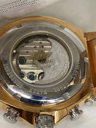 商品画像：自動巻腕時計/アナログ/WHT/GLD// 3