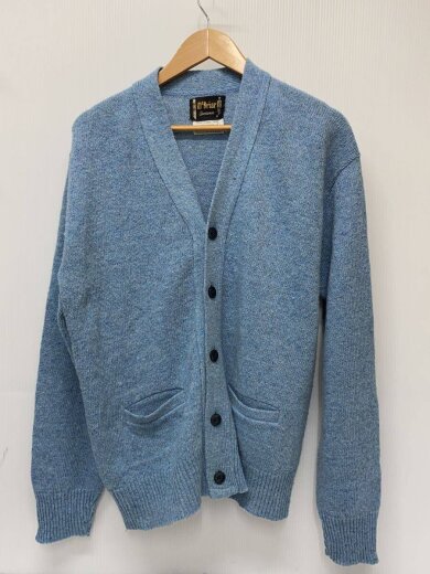 商品画像：60s/McBriar/goodcolor/ポケ付/水色/ウール×ポリ/カーディガン/L/vintage 1