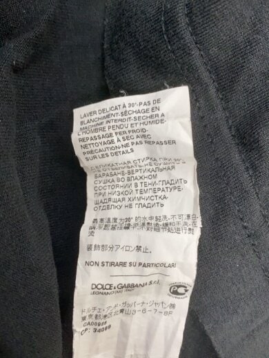 商品画像：Tシャツ/44/コットン/BLK// 5