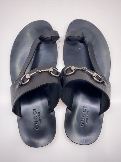 商品画像：サンダル/--/BLK/レザー 3