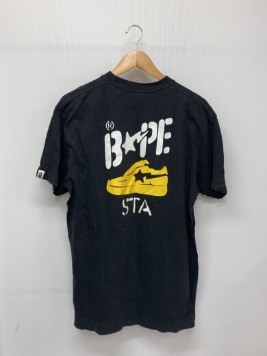 商品画像：00s/裏原/OLD BAPE/BAPE STA/Tシャツ/L/コットン/BLK/総柄 2