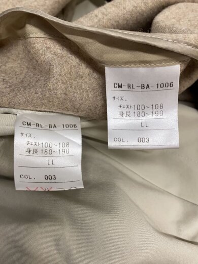 商品画像：80s/バルマカーンコート/ステンカラーコート/LL/三角タグ/BEG/無地 4