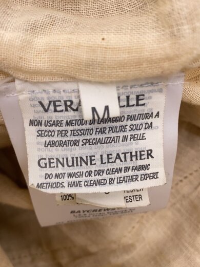 商品画像：レザージャケット・ブルゾン/M/レザー/BEG/無地 4