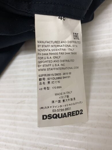 商品画像：長袖シャツ/48/コットン/BLK/無地/S71DL0892 4