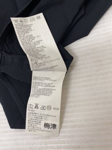 商品画像：長袖シャツ/48/コットン/BLK/無地/S71DL0892 5