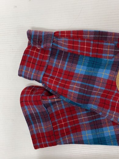 商品画像：70s/BDシャツ/エルボーパッチ/LOBO/長袖シャツ/L/ウール/BLU/チェック 5