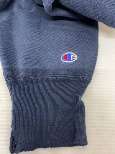 商品画像：90s/reverse weave/AZ/ナス紺/フェード/刺繍タグ/スウェット/XL/コットン/usa製 6