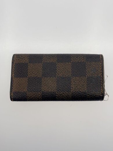 商品画像：ミュルティクレ4_ダミエ・エベヌ/レザー/BRW/メンズ 2