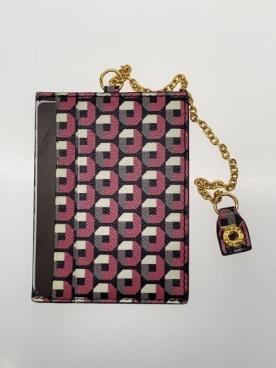 商品画像：幾何学柄/長財布/PNK/レディース/パスケース付き 8