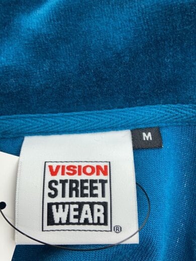 商品画像：ベロアセットアップ/M/コットン/BLU/無地/3705013-101 3