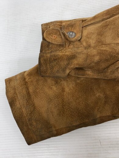 商品画像：コンチョボタン/ピッグレザーカバーオール/ジャケット/豚革/BRW/無地 6