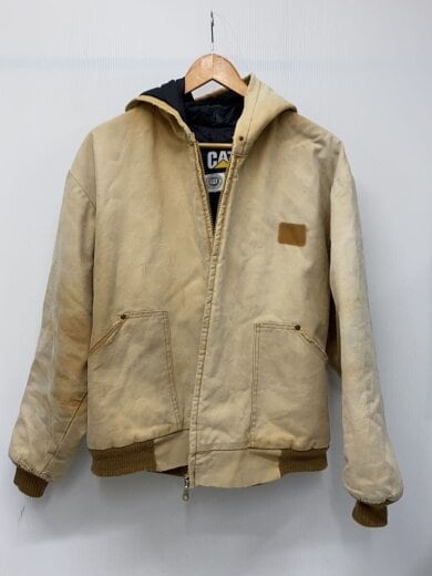 商品画像：90s/CAT/サンフェード/アクティブパ-カー/ブルゾン/コットン/BEG/無地 1