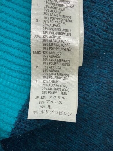 商品画像：ニット・セーター(厚手)/S/アクリル/GRN/ボーダー 4