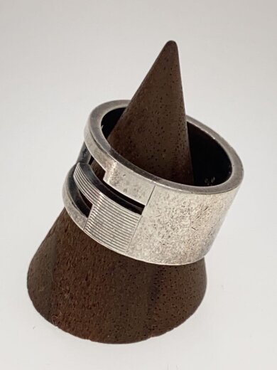 商品画像：Gロゴ/ワイドリング/SV925/17号/SLV/メンズ 2