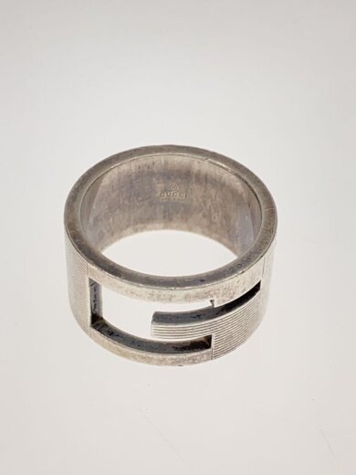 商品画像：Gロゴ/ワイドリング/SV925/17号/SLV/メンズ 3